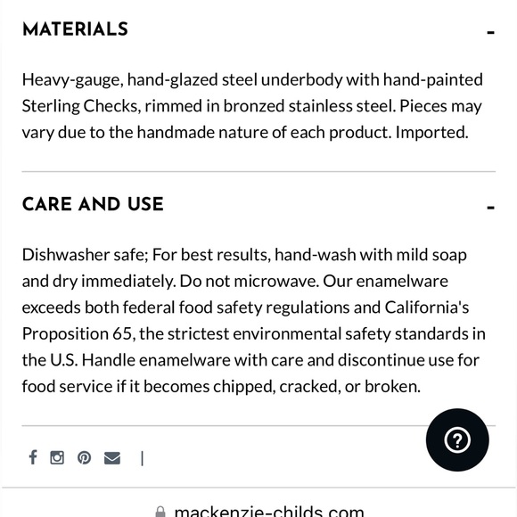 New MacKenzie-Childs Sterling Extra Large Bowl - Picture 7 of 7